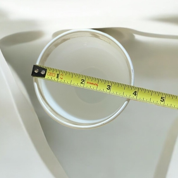 White Matte Glass Mug With Textured Exterior and Glossy Interior - Picture 7 of 7